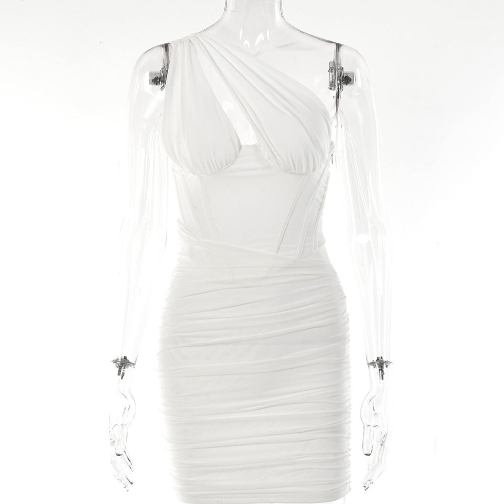 Falten-Minikleid – Elegantes Sommerkleid für Partys & Events